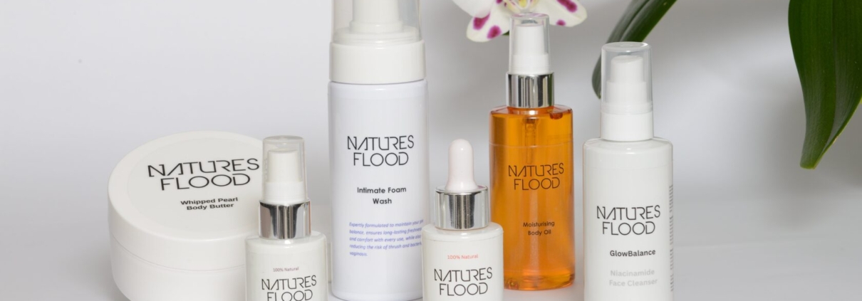 Natures Flood botanical skincare collection